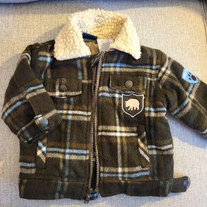 Plaid Lined Todler 12 M Jacket